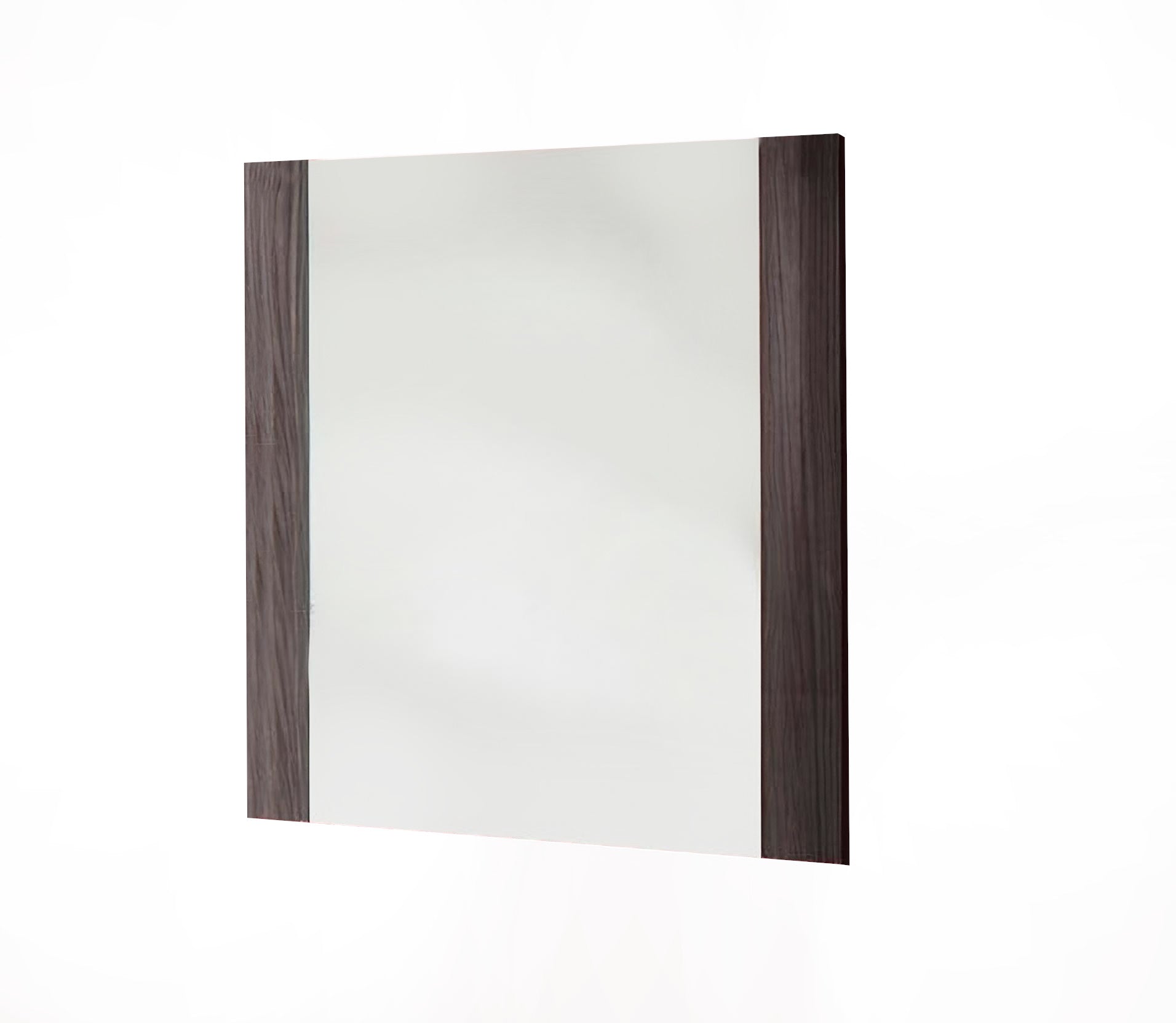 Modern Gray Glossy Wall Mirror