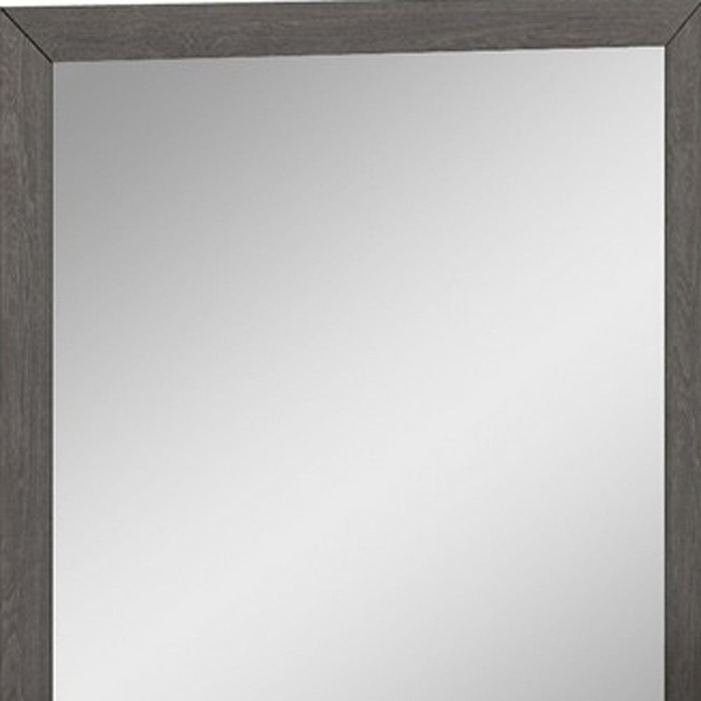 43" Refined Grey High Gloss Mirror