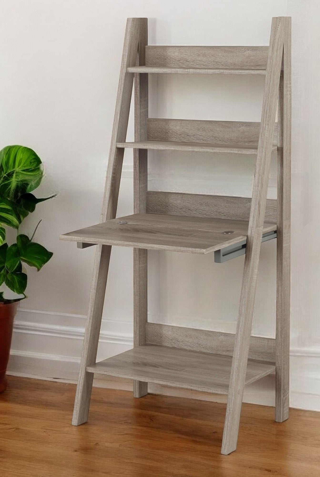 19" Taupe Ladder Desk