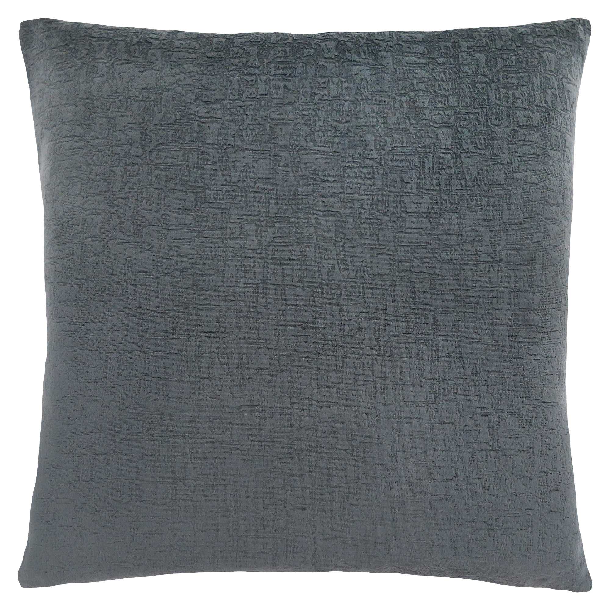 18" X 18" Gray Velvet Polyester Mosaic Zippered Pillow