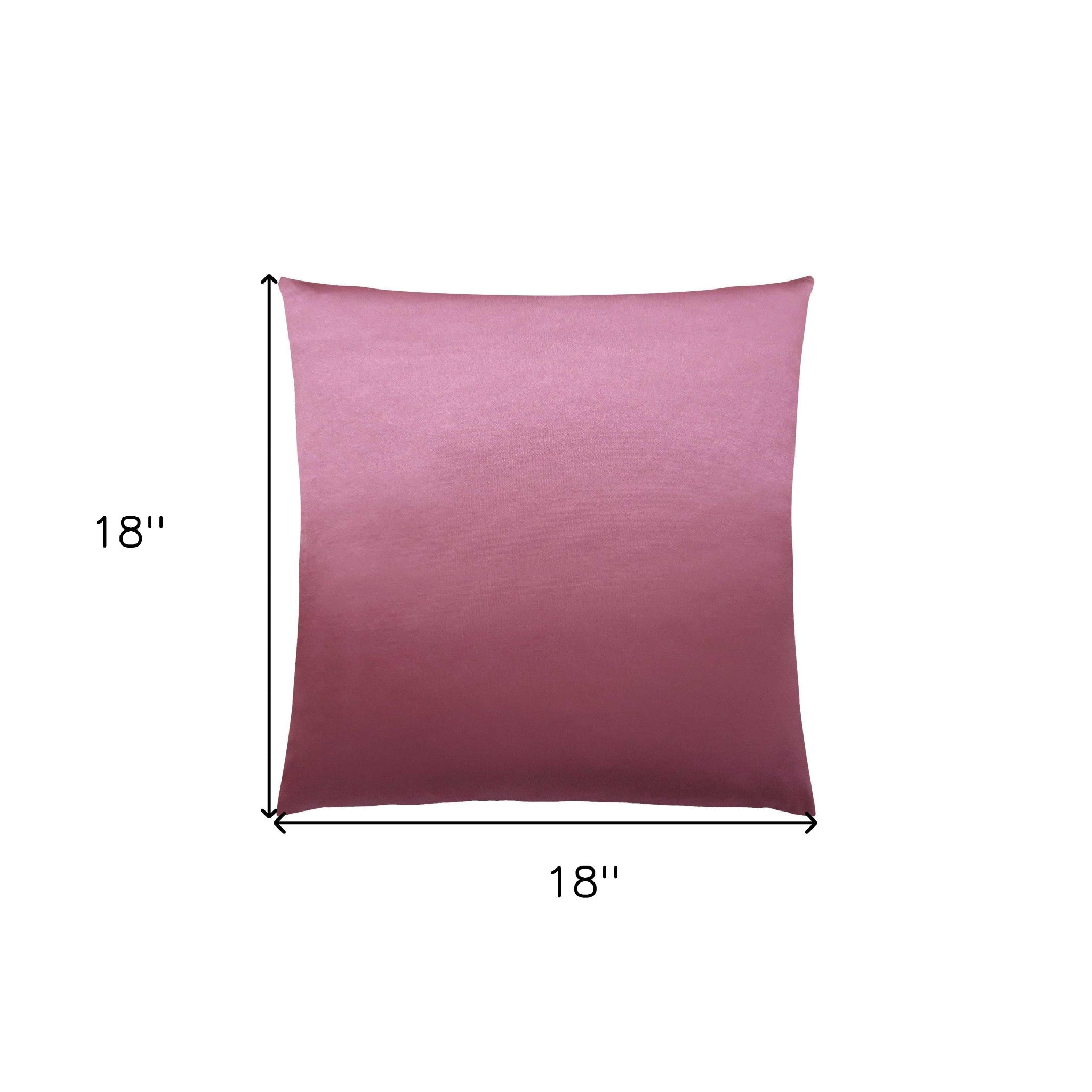 18" X 18" Gold Polyester Zippered Pillow