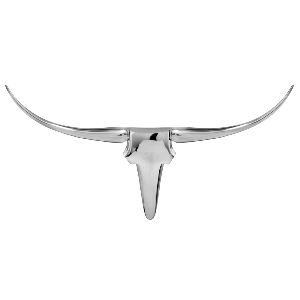 4" X 47" X 26" Buffe Extra Large Long Horn Wall Bust