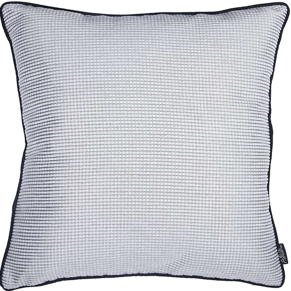 17"X 17" Jacquard Shadows Decorative Throw Pillow Cover