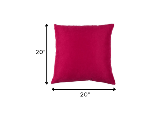 Set Of 2 Pink Brushed Twill Decorative Throw Pillow Covers