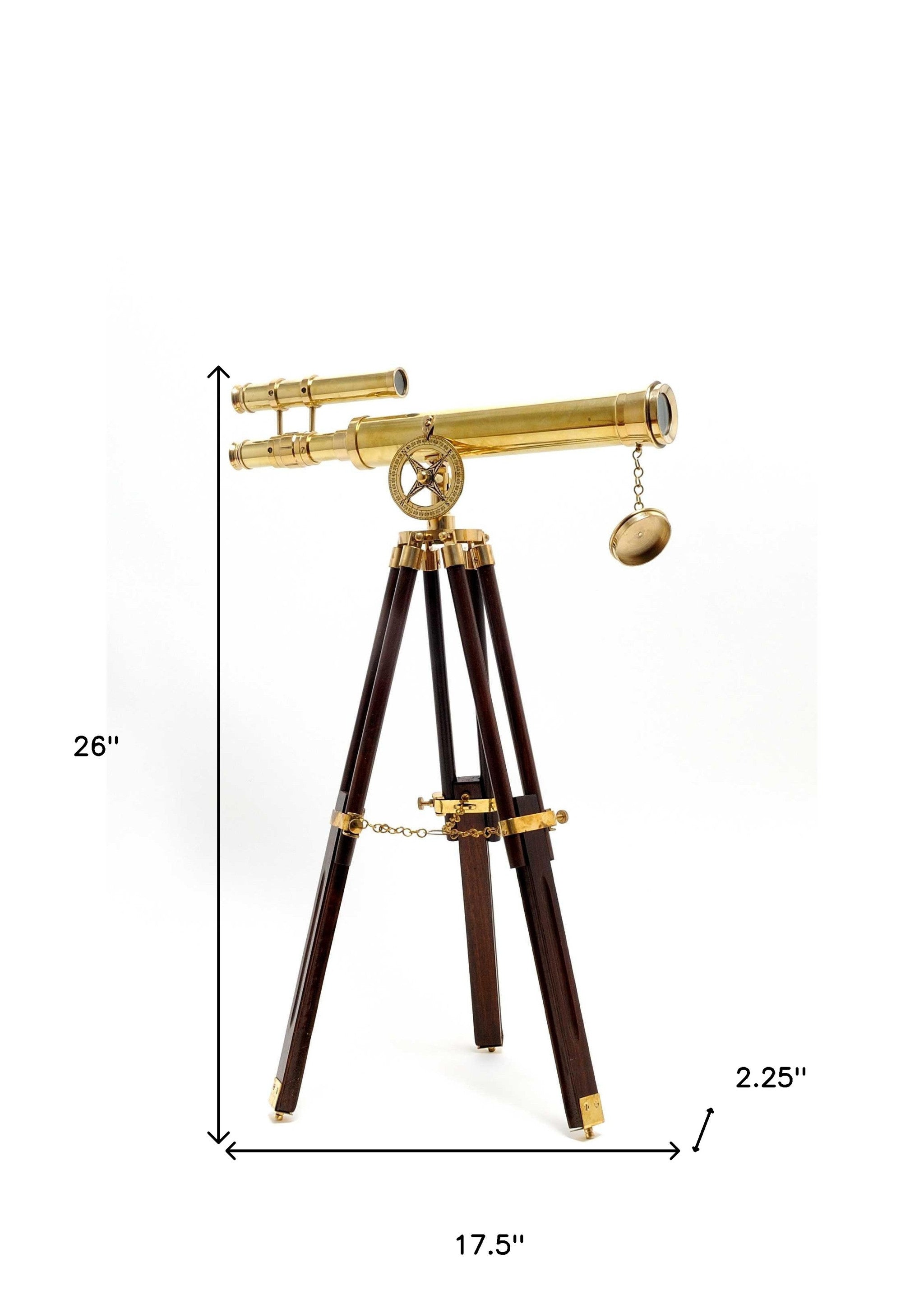 2.25" X 17.5" X 26" Telescope With Stand