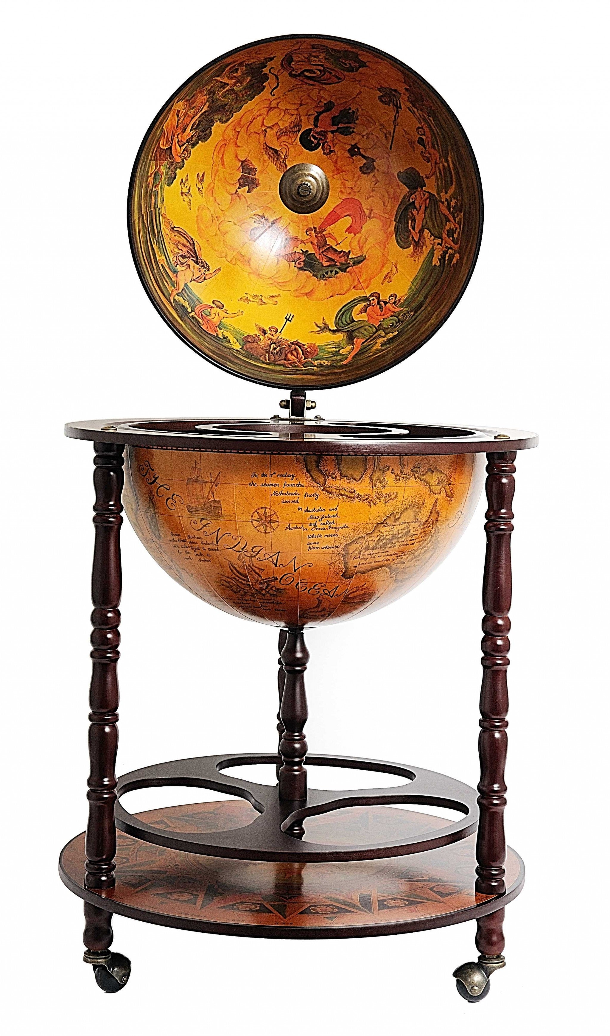 22" X 22" X 37" Globe Drink Cabinet