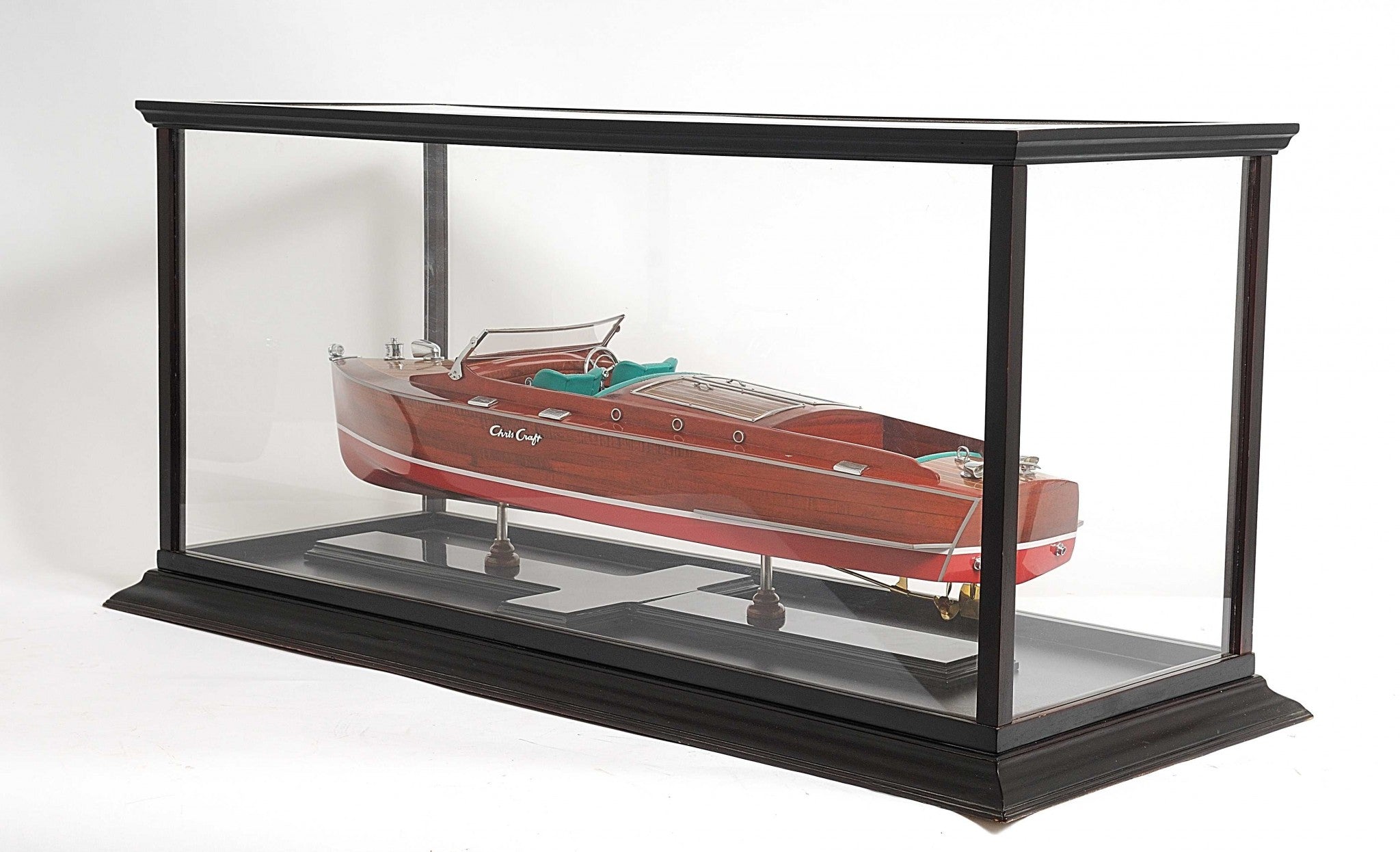 14" X 37.5" X 15" Display Case For Speed Boat