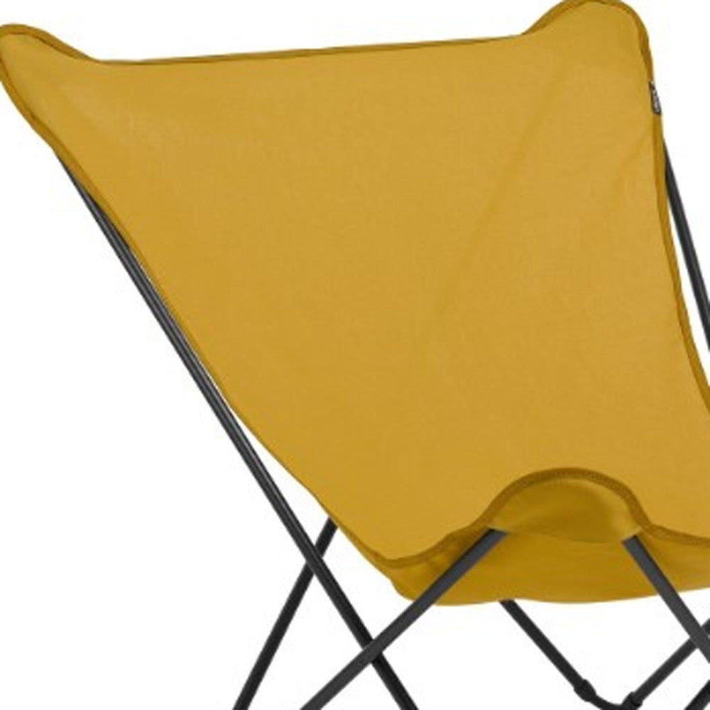 36" Red and Chrome Outdoor Camping Chair