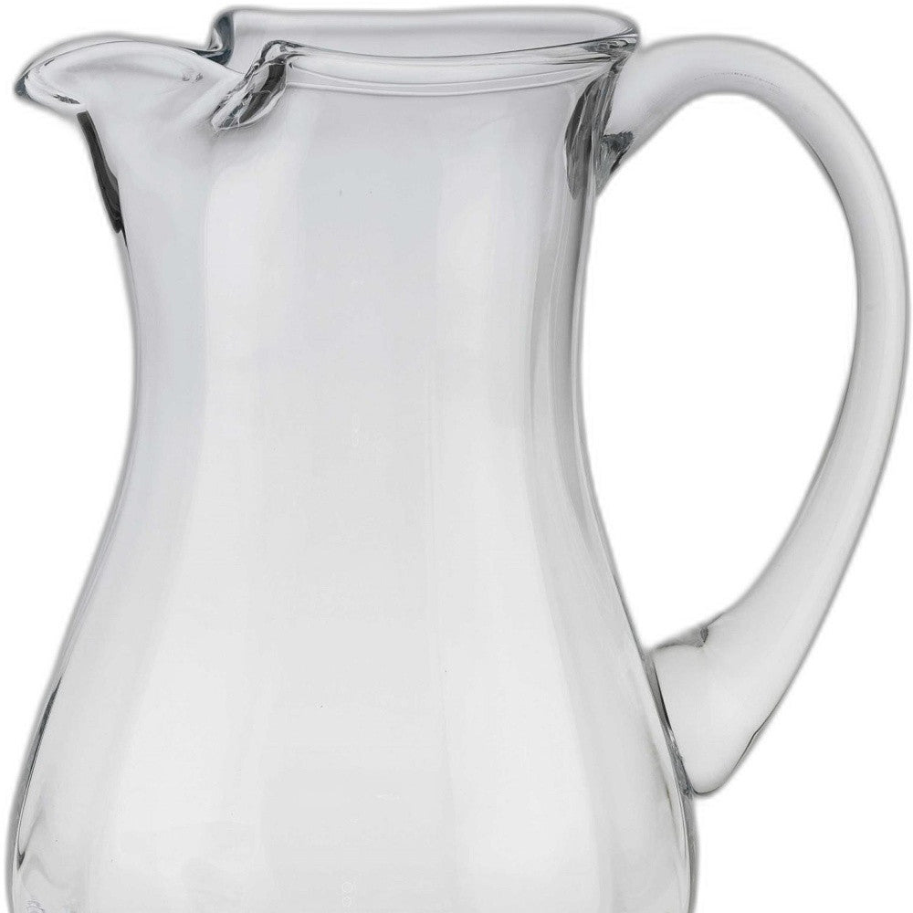 Mouth Blown Lead Free Crystal Pitcher 54 Oz