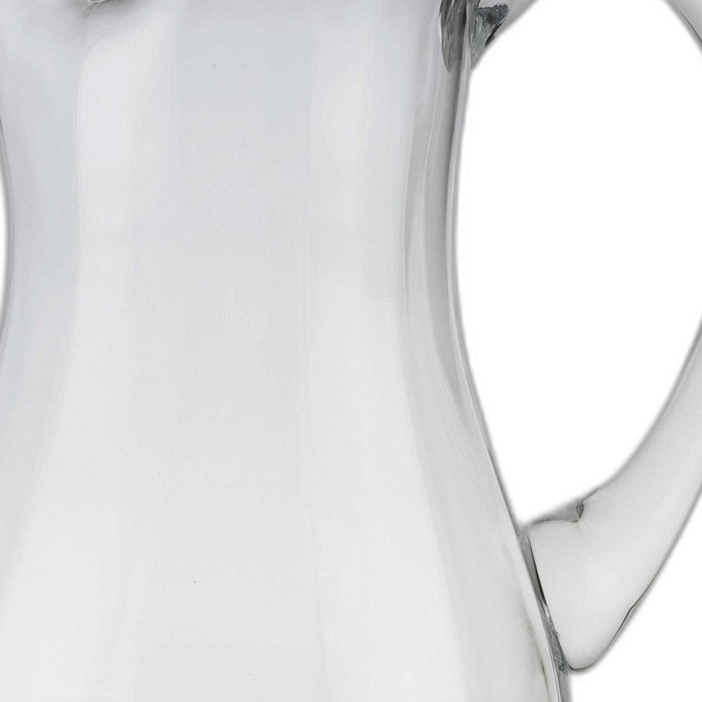 Mouth Blown Lead Free Crystal Pitcher 54 Oz