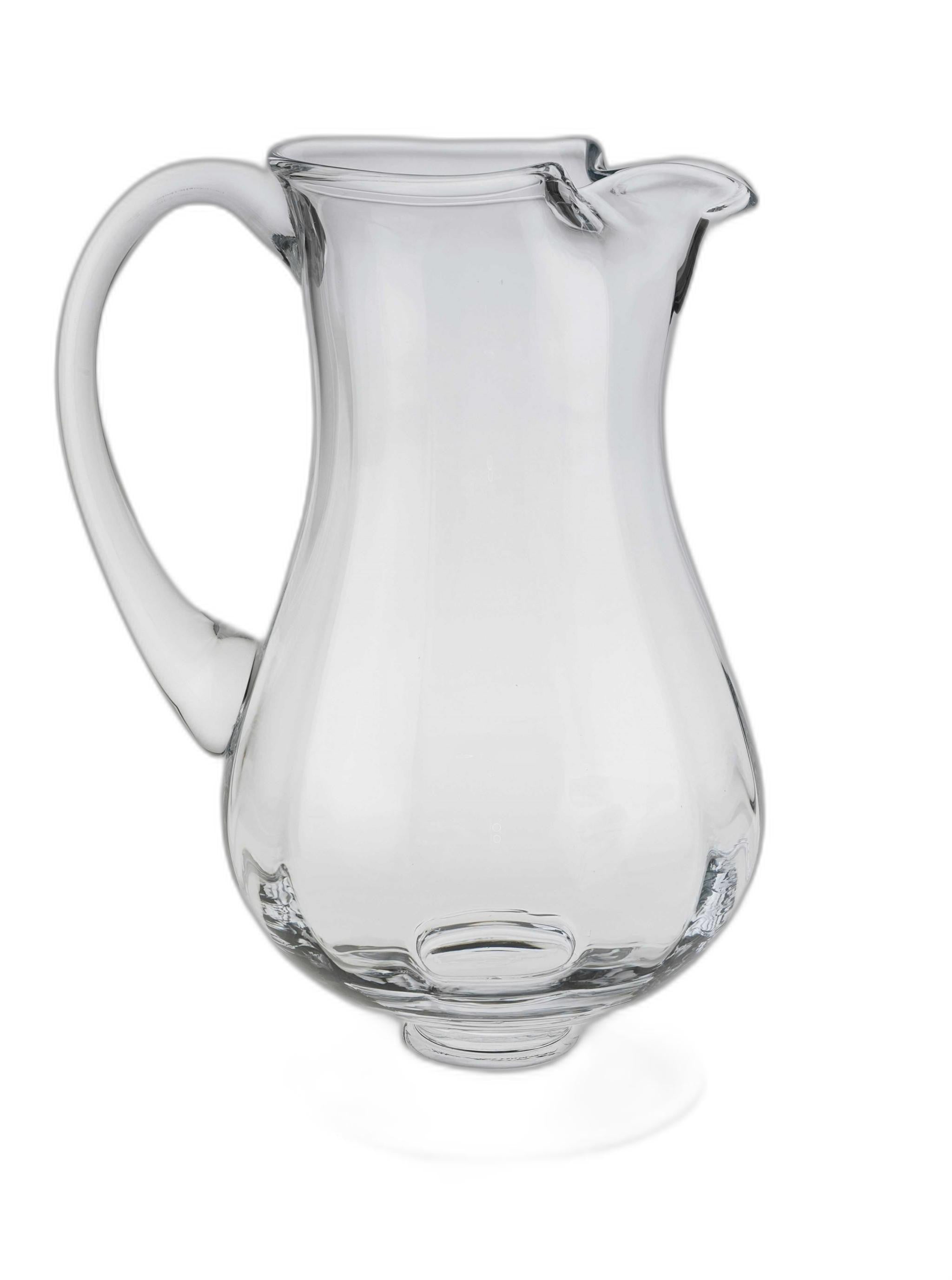 Mouth Blown Lead Free Crystal Pitcher 54 Oz