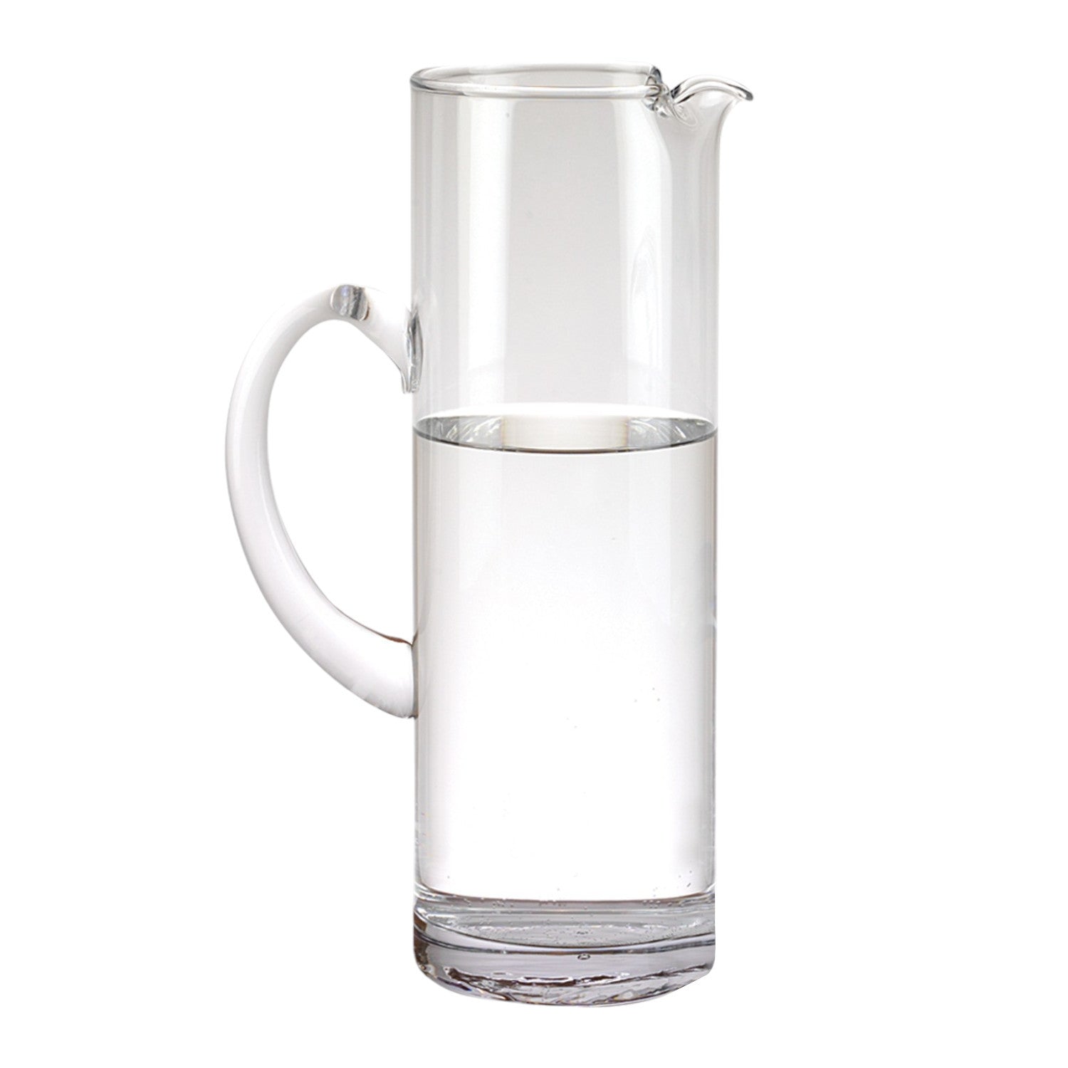 Mouth Blown Ice Tea  Martini Or Water Glass Pitcher  54 Oz