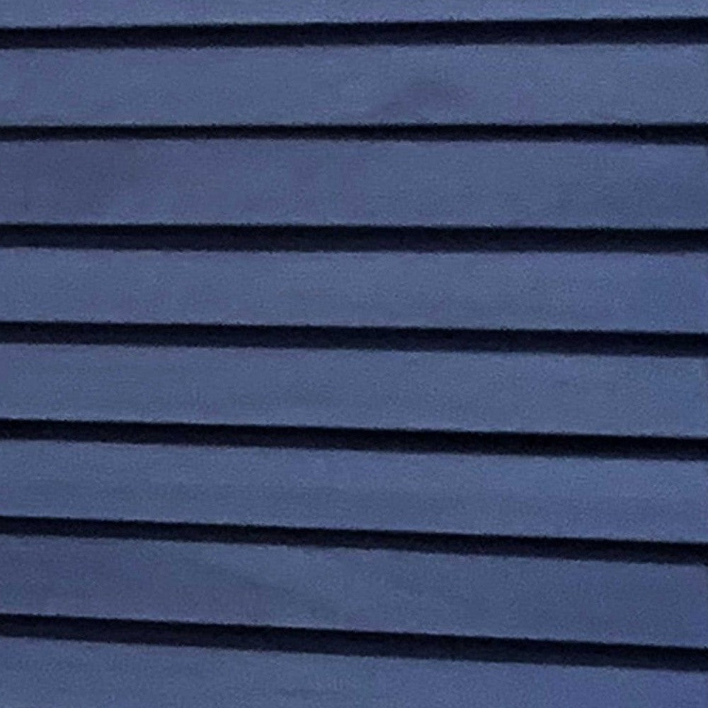 3 Panel Dark Blue Shutter Screen Room Divider