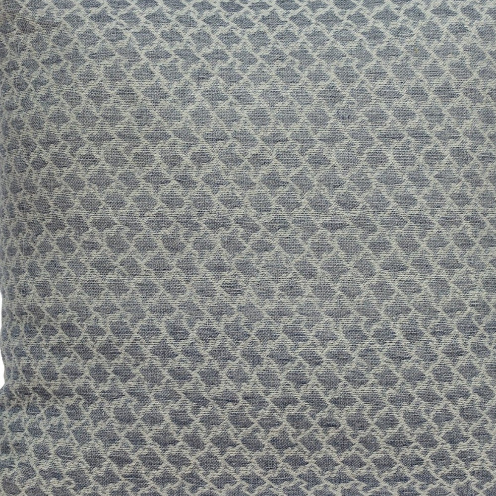 Gray Pearl Pom Throw Pillow