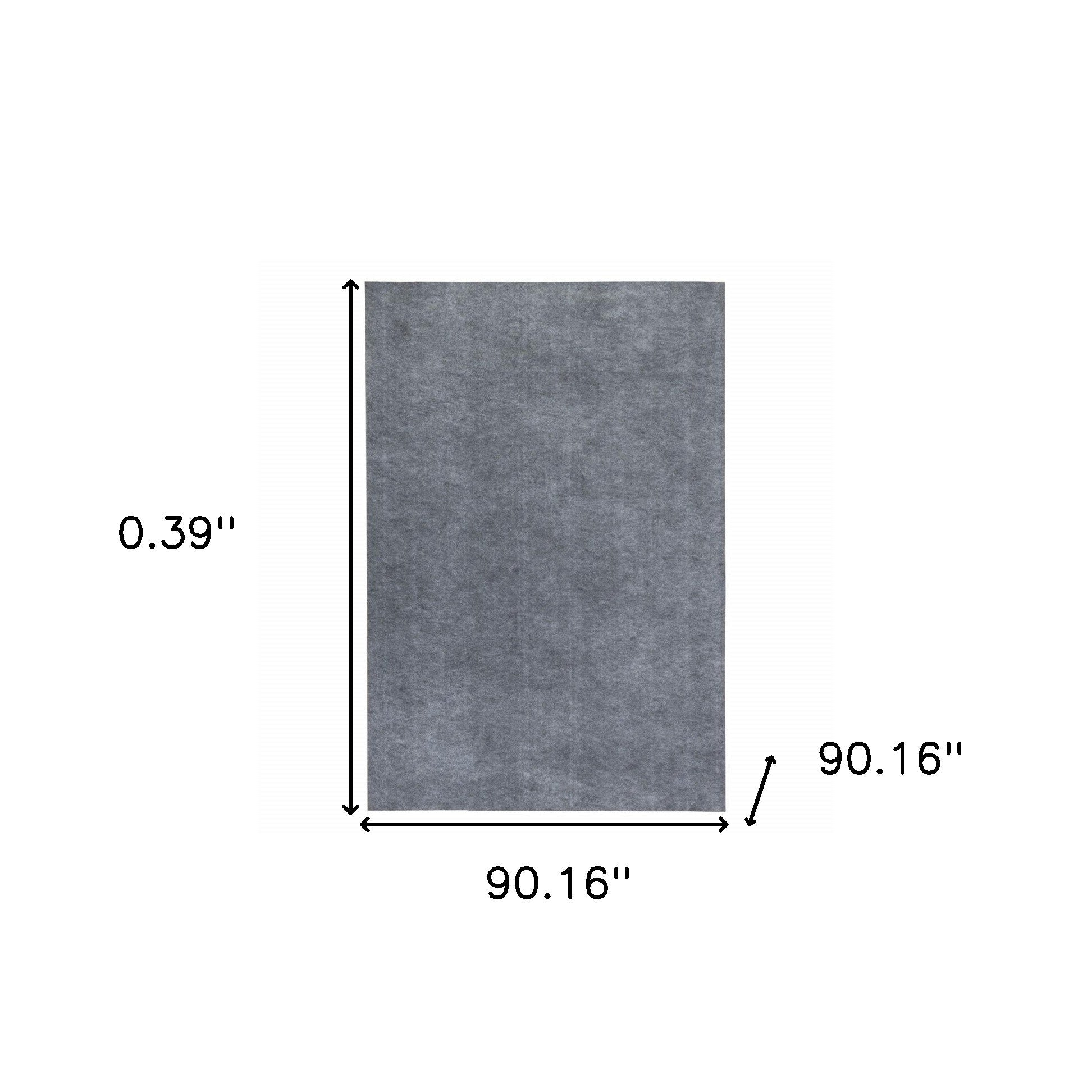 6'X9" Grey Premier Rug Pad