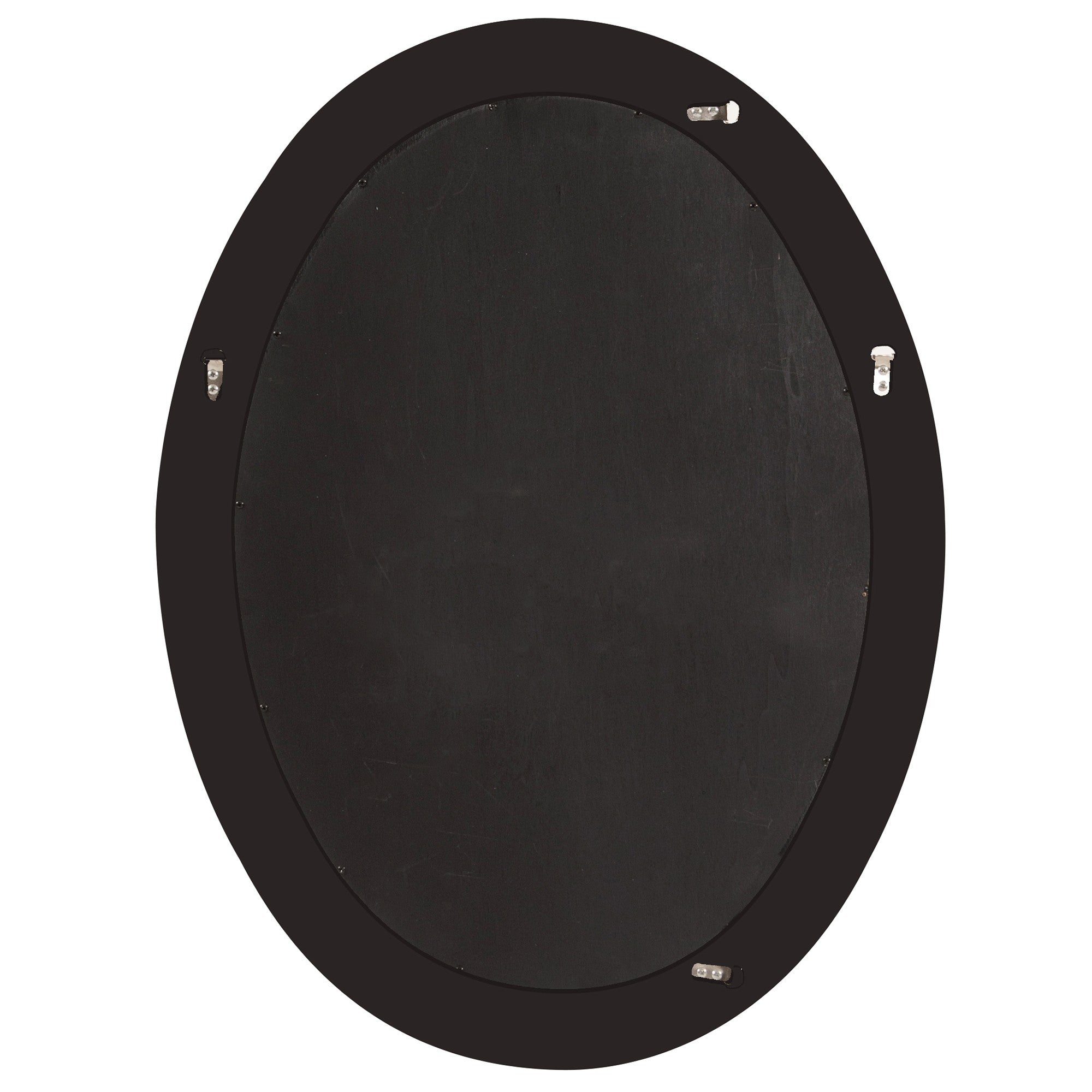 33" Gold Oval Framed Accent Mirror