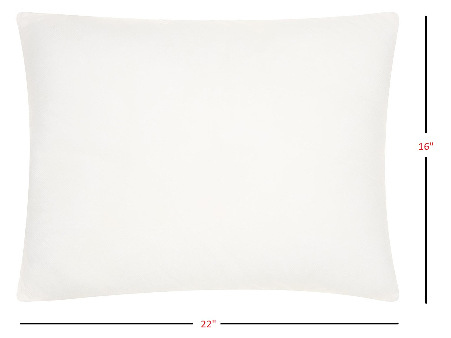 16" X 22" Choice White Lumbar Pillow Insert