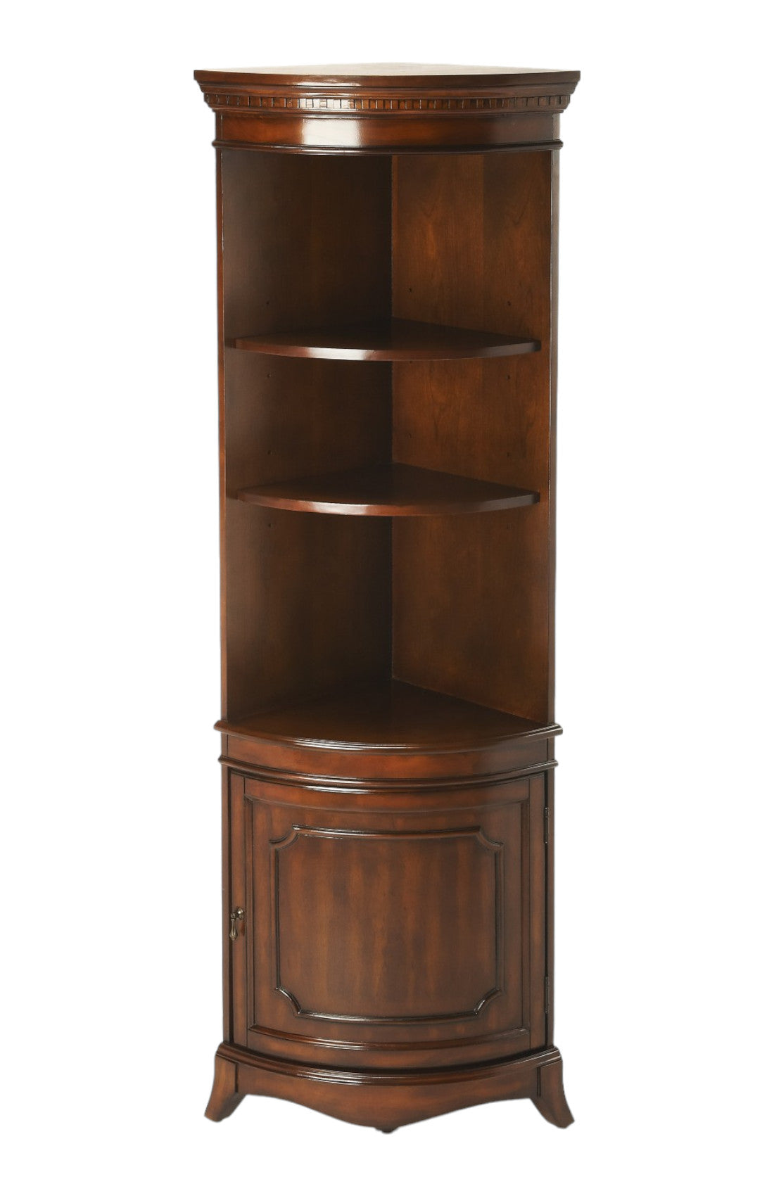 Traditional Cherry Corner Cabinet