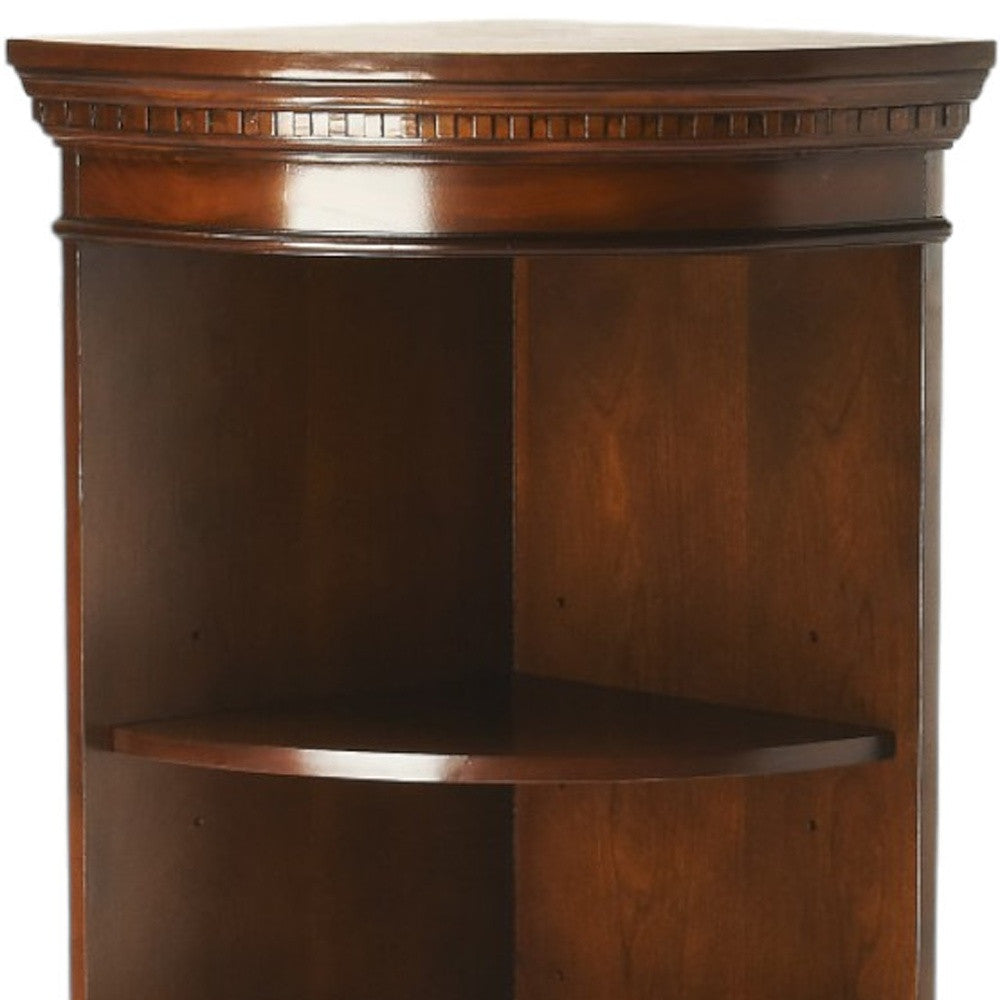 Traditional Cherry Corner Cabinet