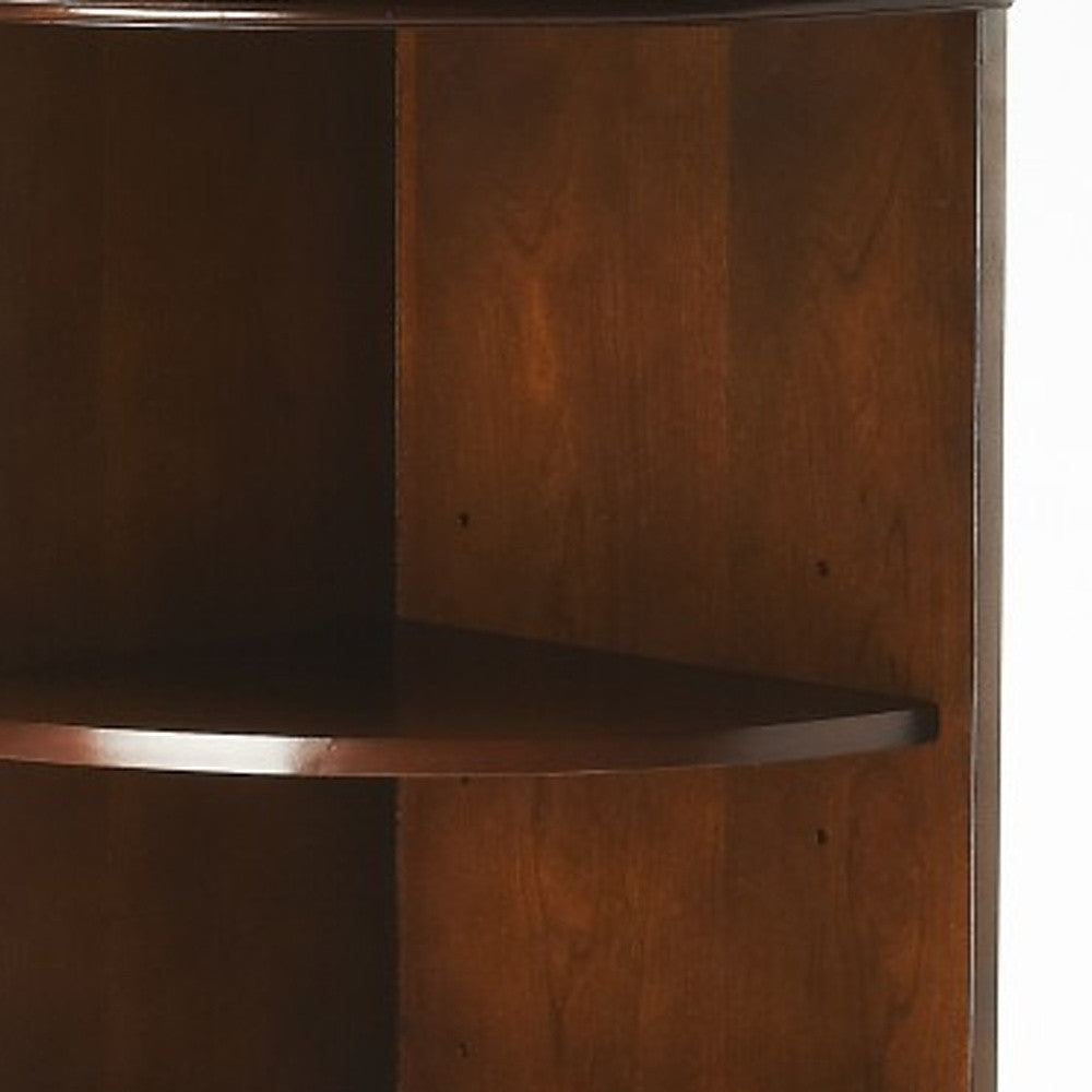 Traditional Cherry Corner Cabinet