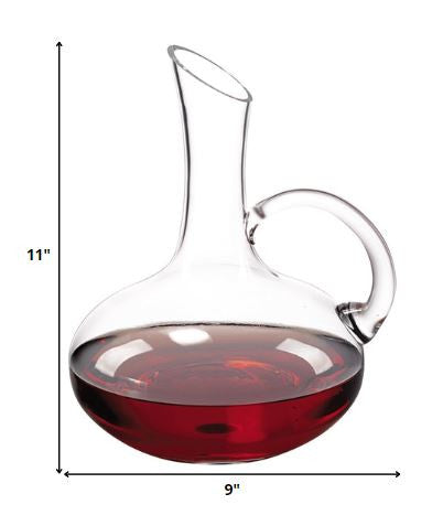 Genie Mouth Blown Lead Free Crystal Wine Carafe