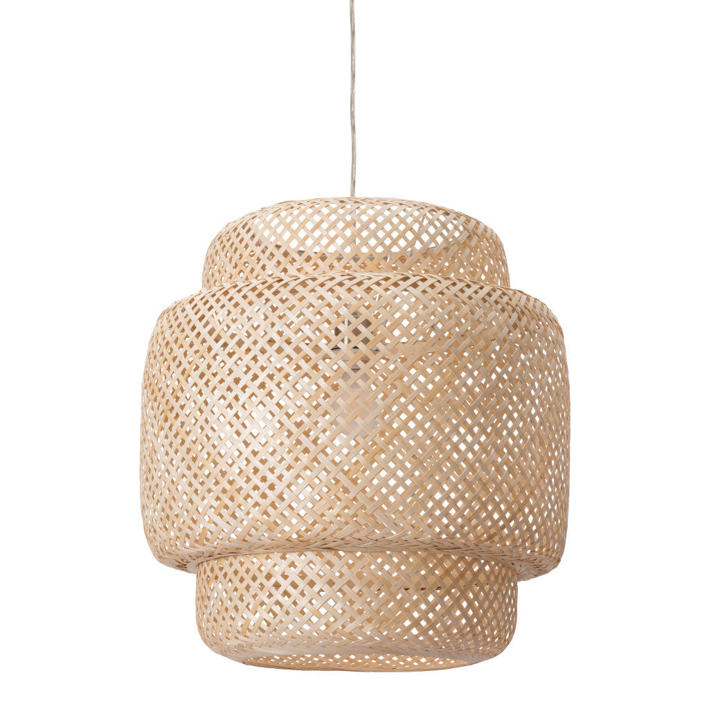 Natural Boho Weave Ceiling Lamp