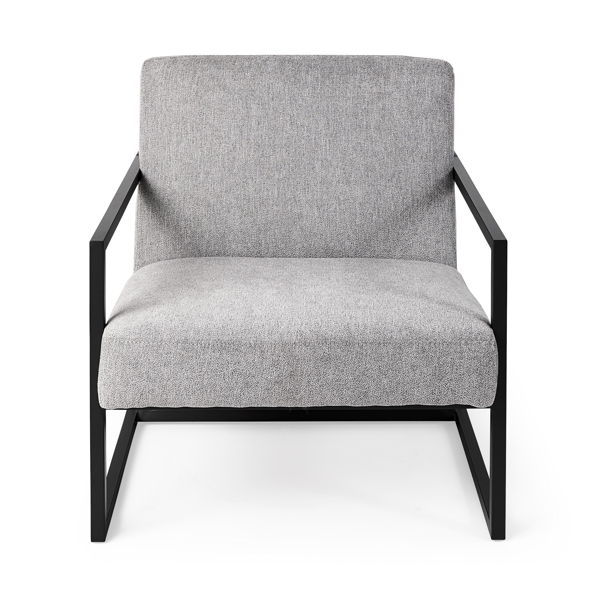 Geo Modern Gray And Black Accent Or Side Chair