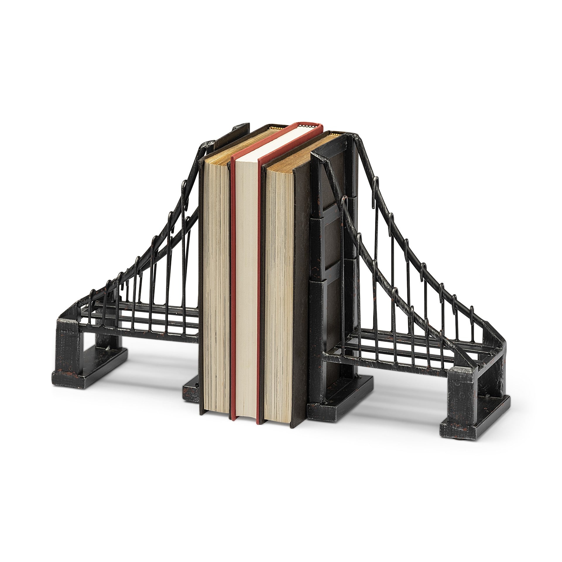 Vintage Look Suspension Bridge Bookends