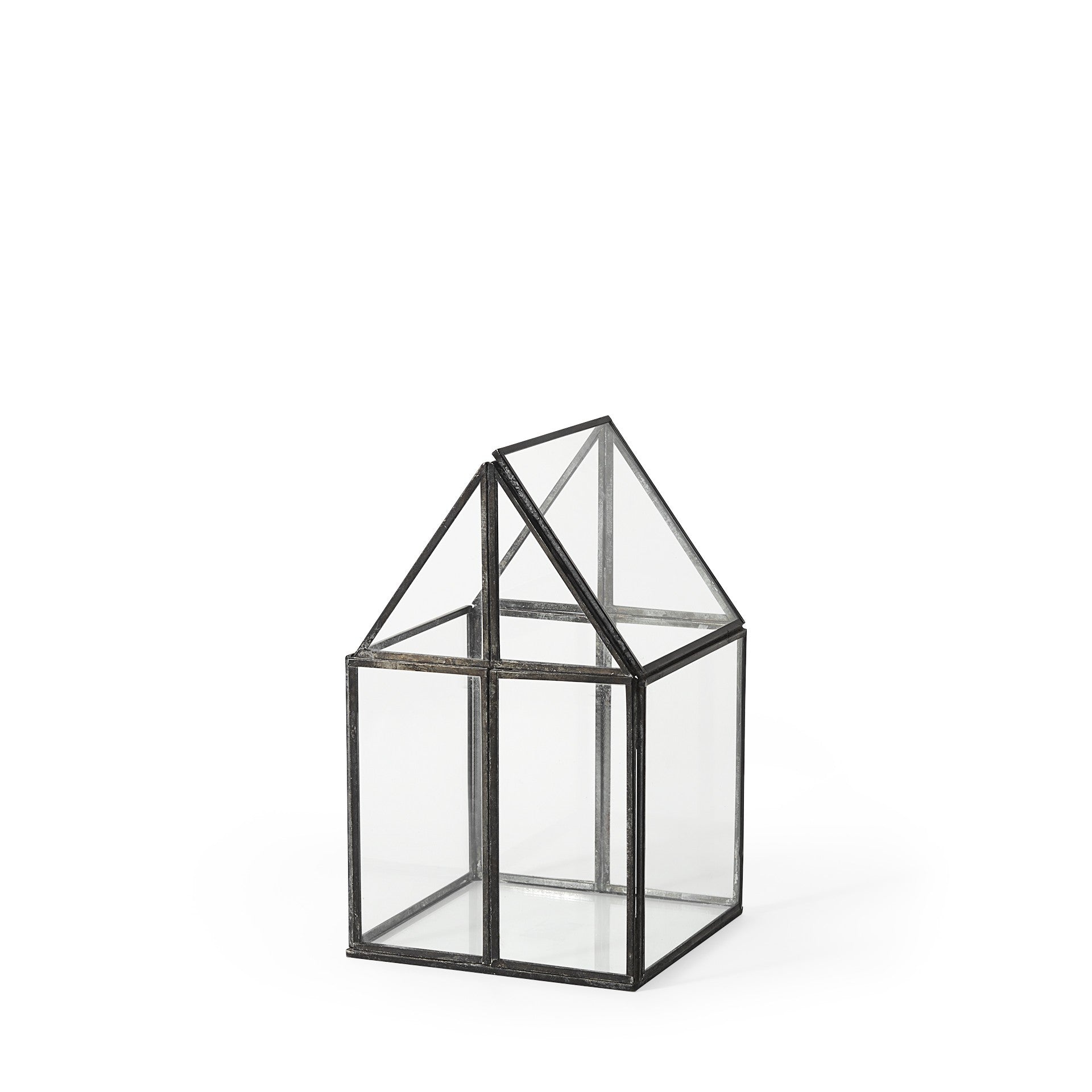 Petite House Shaped Glass Terrarium