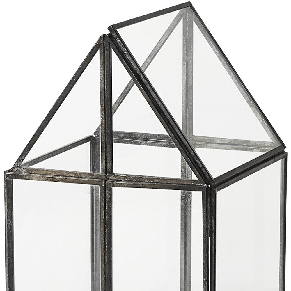 Petite House Shaped Glass Terrarium