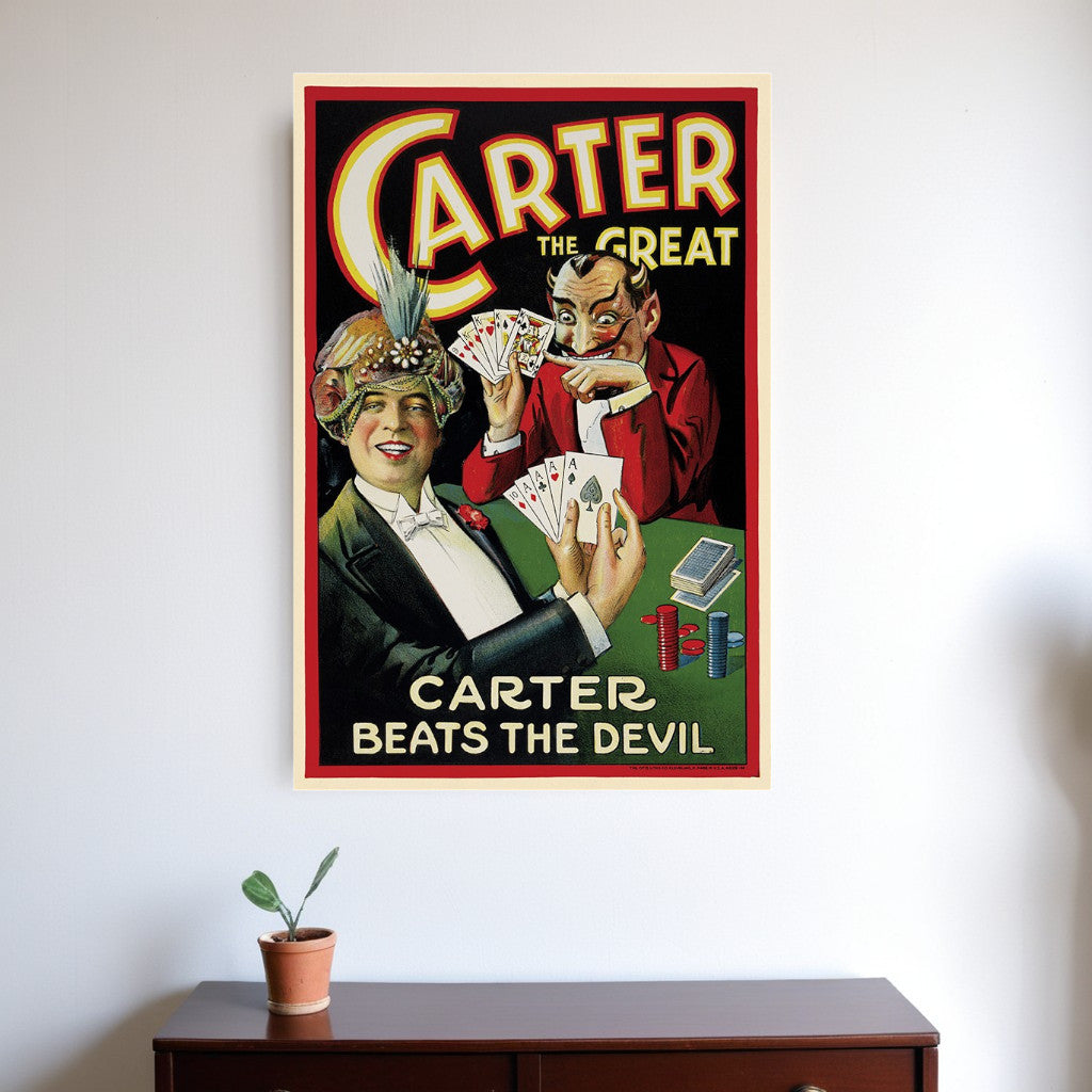 Vintage 1922 Carter Vintage Magic Unframed Print Wall Art