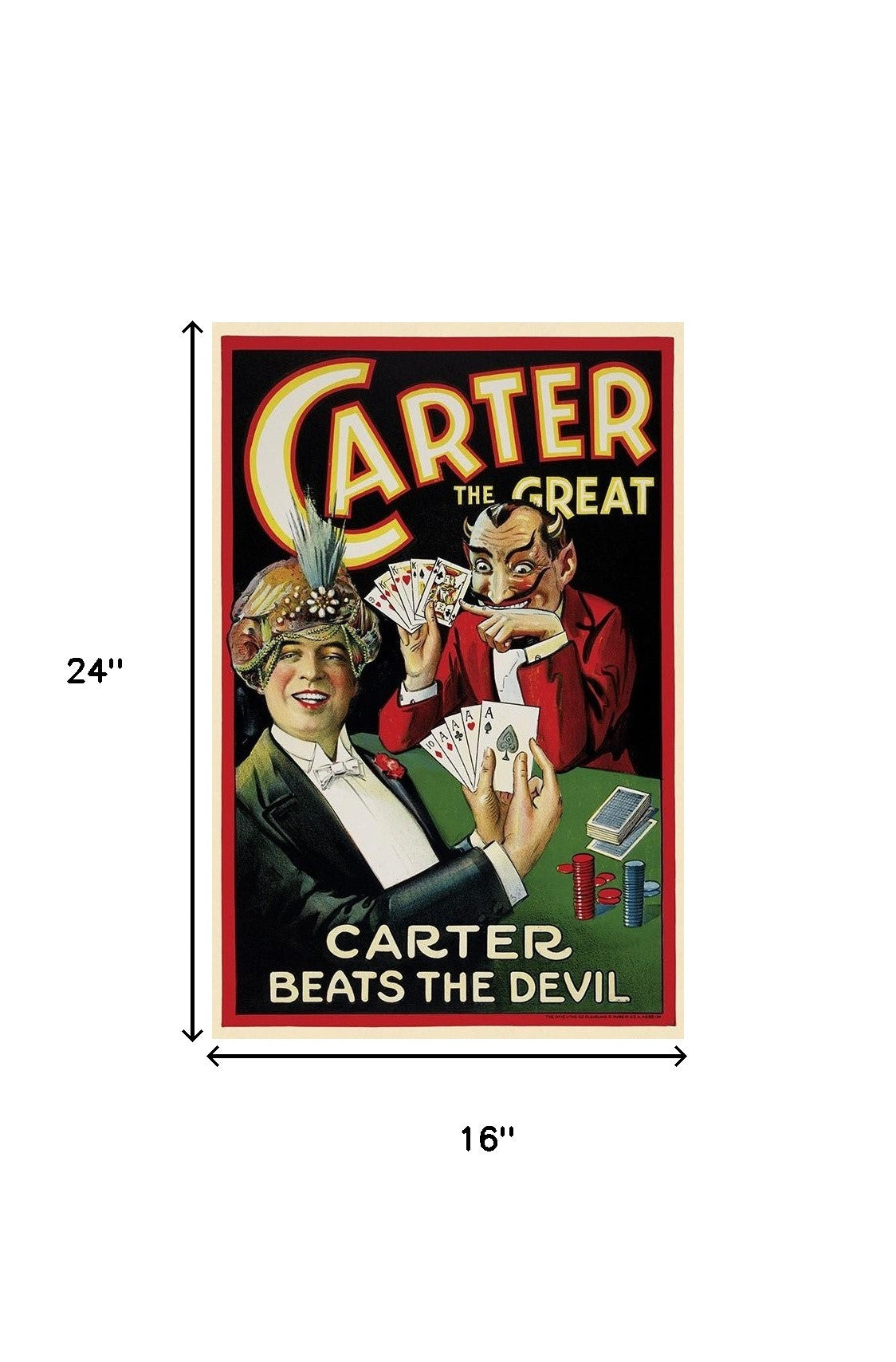 Vintage 1922 Carter Vintage Magic Unframed Print Wall Art