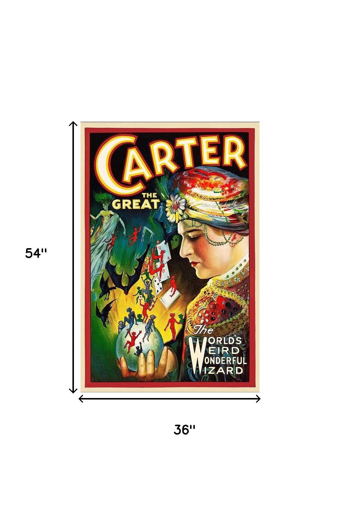 Vintage c1920sCarter Magic Poster Wall Art