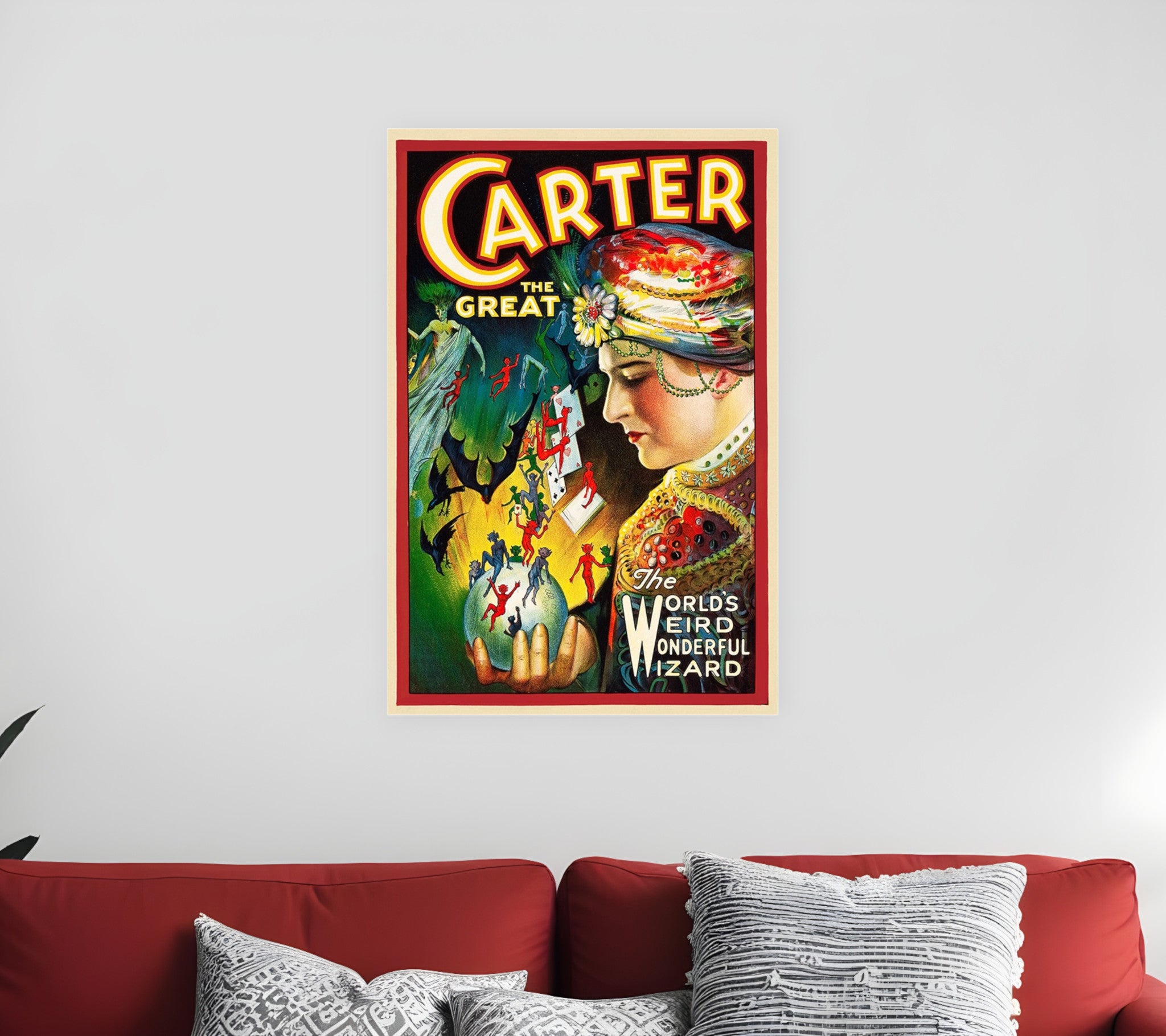 Vintage c1920sCarter Magic Poster Wall Art