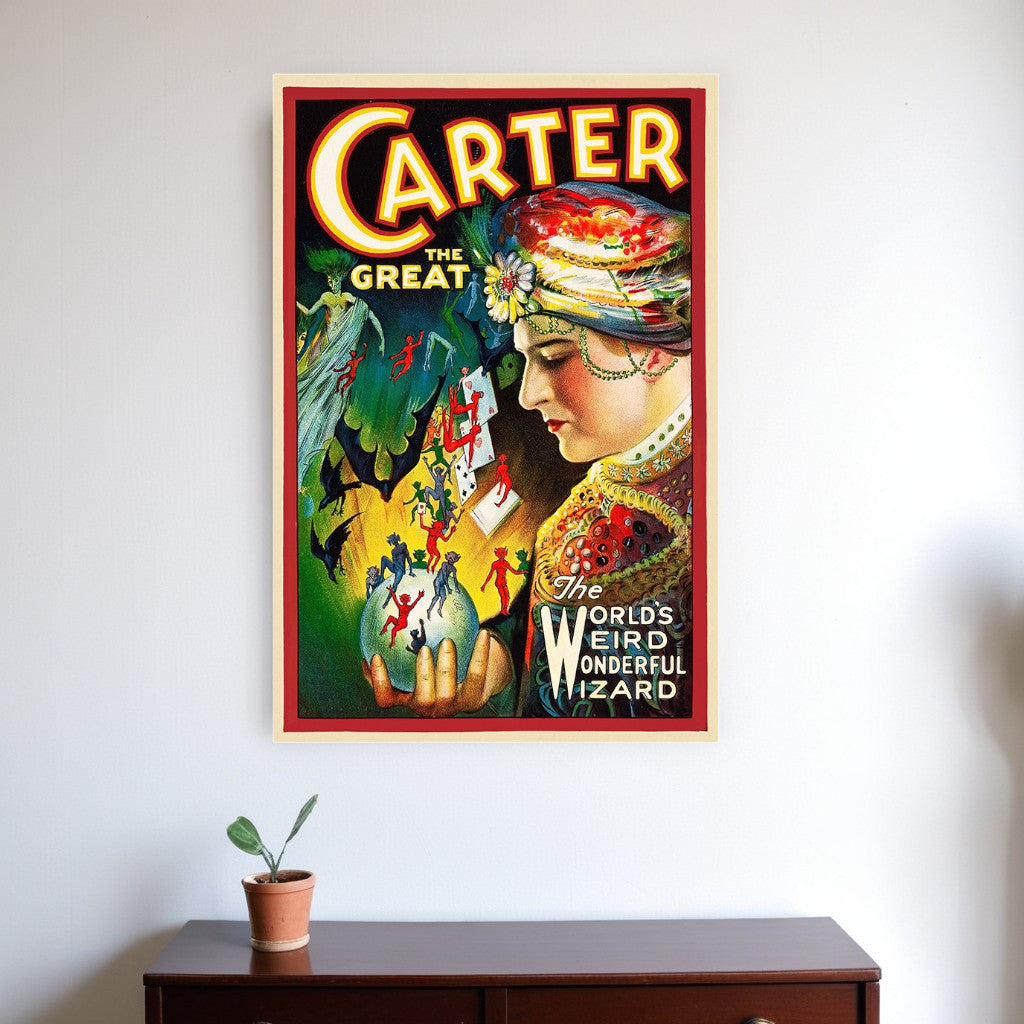 Vintage c1920sCarter Magic Poster Wall Art