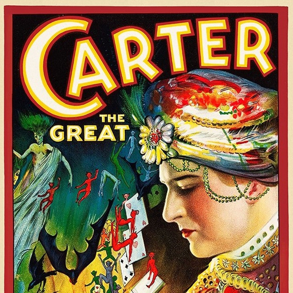 Vintage c1920sCarter Magic Poster Wall Art