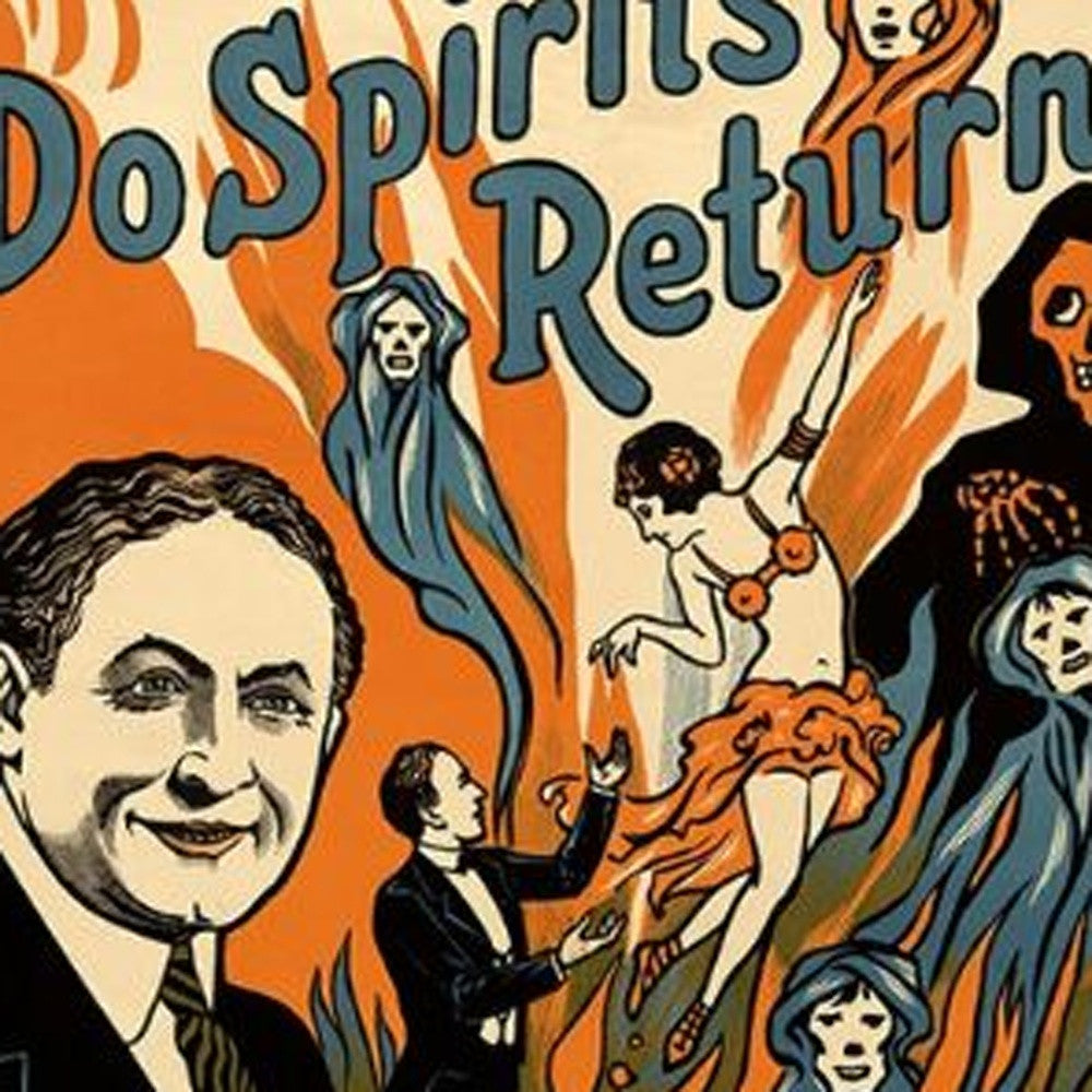 Houdini Spirits Vintage Magic Unframed Print Wall Art