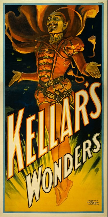 12" X 24" Keller's Wonders Vintage Magic Poster Wall Art