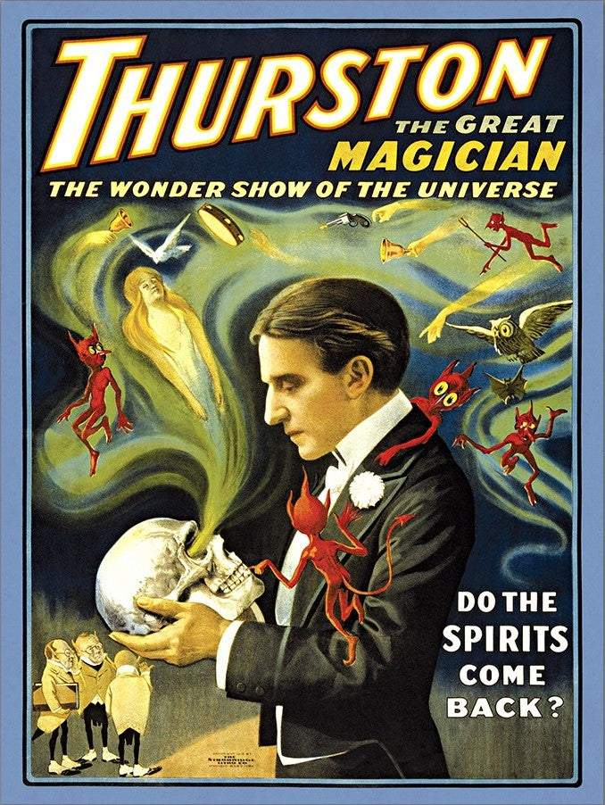 Thurston Spirits Vintage Magic Unframed Print Wall Art