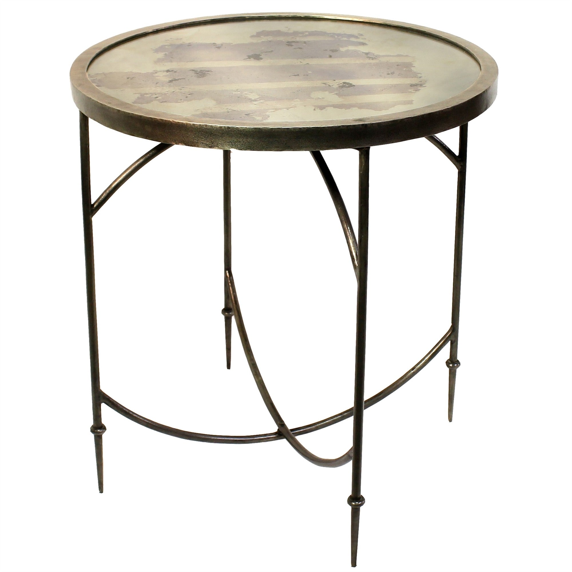 Brown Wooden Folding End Or Side Table