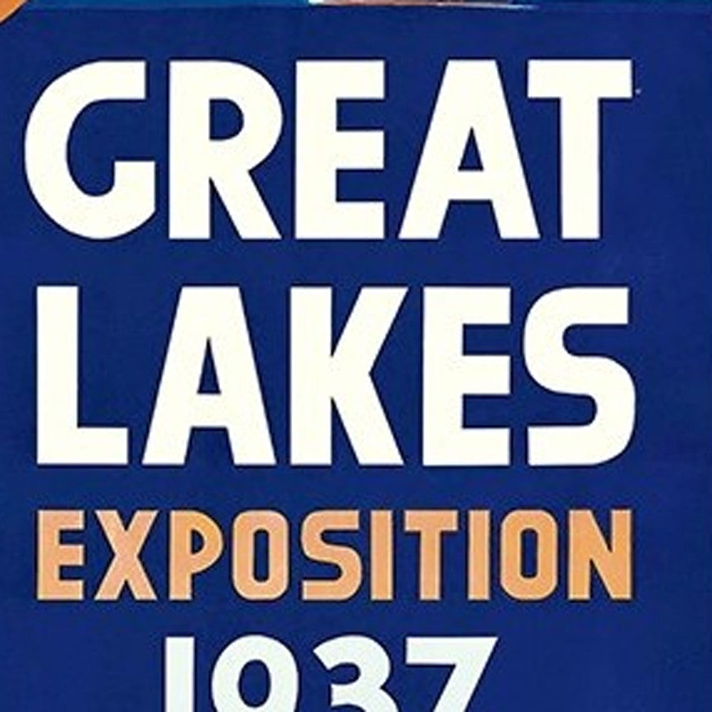 24" X 36" Great Lakes 1937 Vintage Travel Poster Wall Art