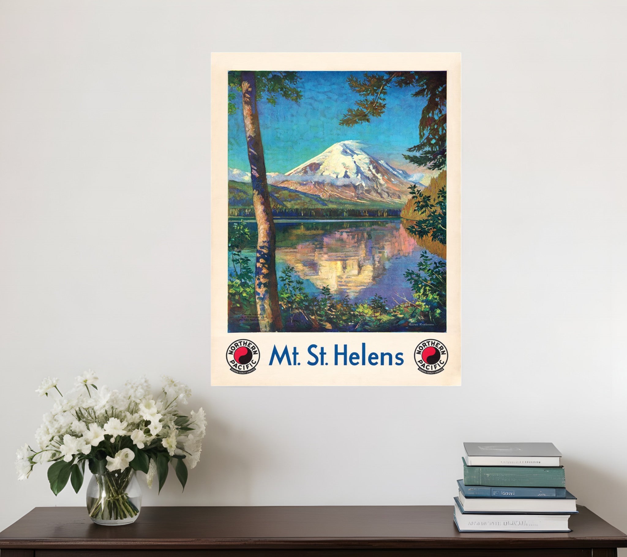 36" X 48" Mt. St. Helens C1920S Vintage Travel Poster Wall Art