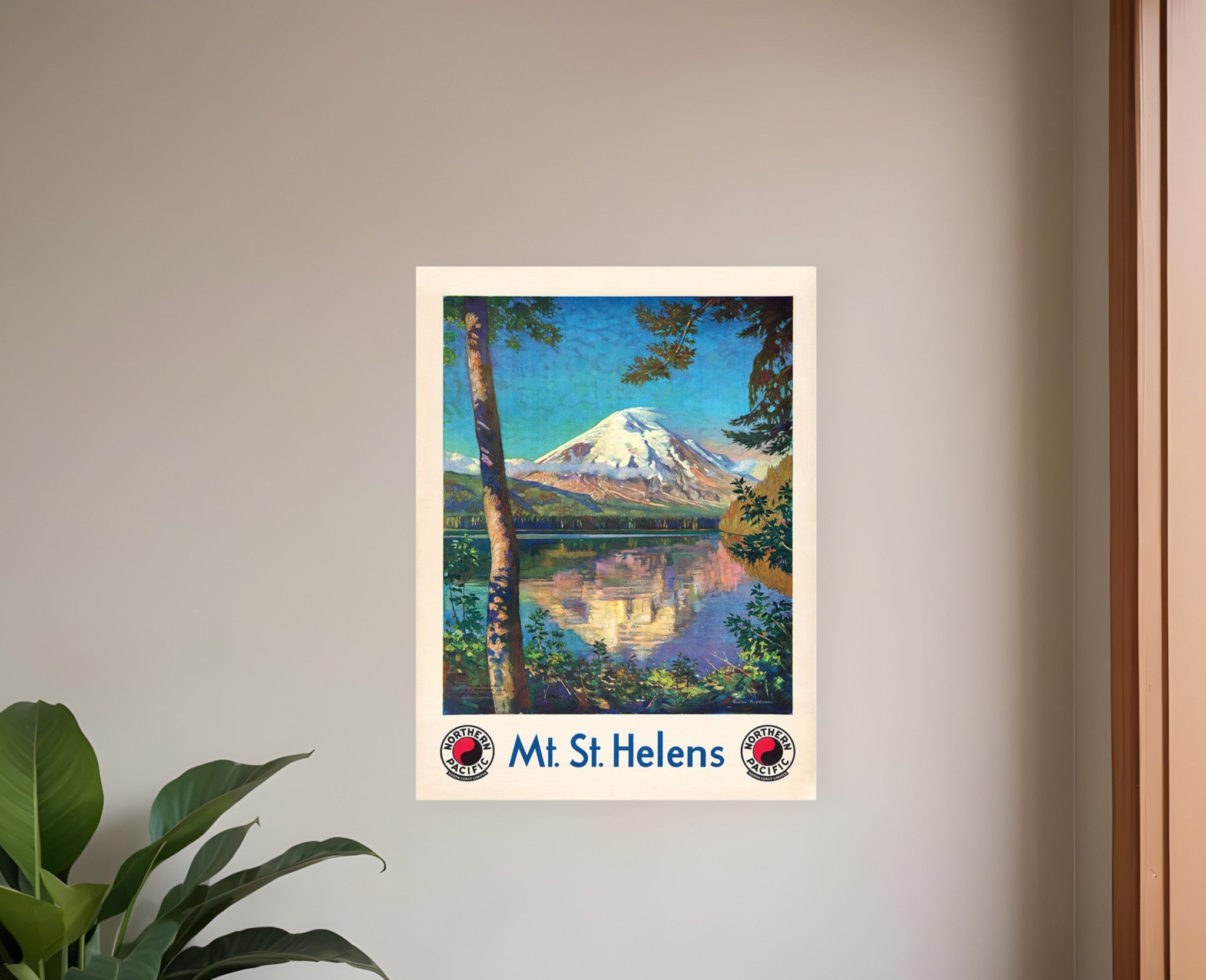 36" X 48" Mt. St. Helens C1920S Vintage Travel Poster Wall Art