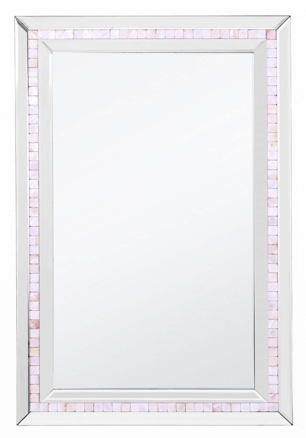 Silver Rectangle Accent Glass Mirror