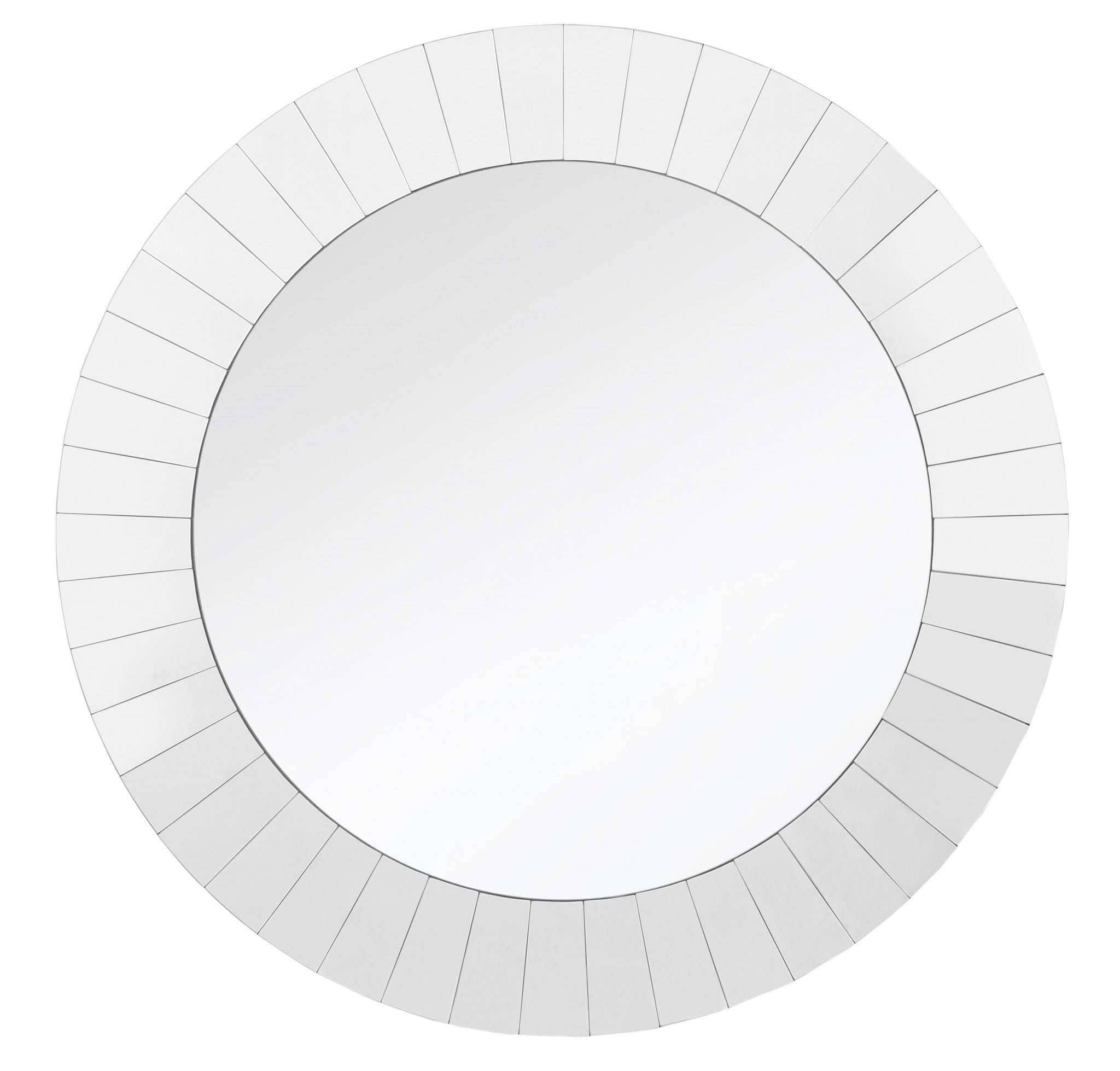 Clear Round Accent Glass Mirror