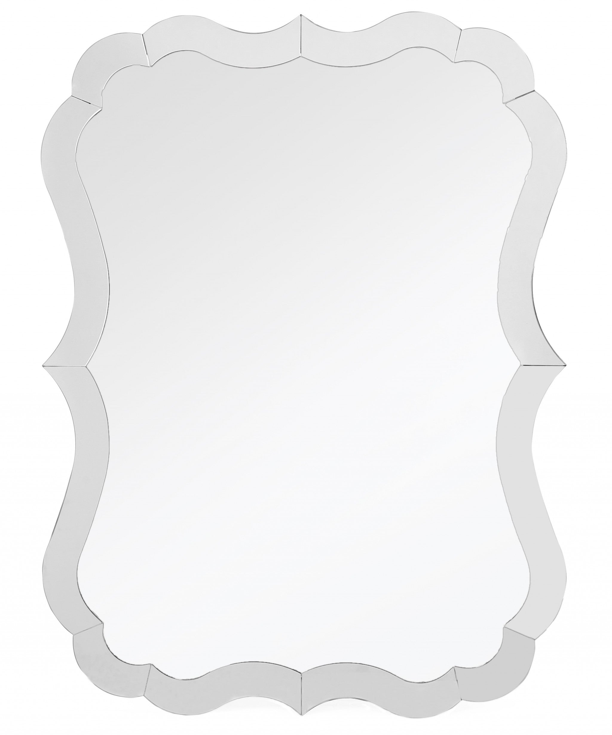 Clear Novelty Accent Glass Mirror