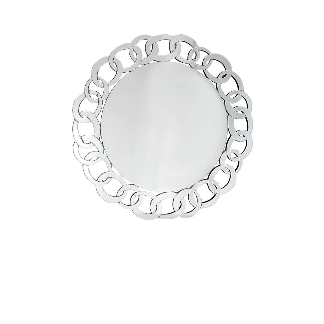 Clear Round Accent Glass Mirror