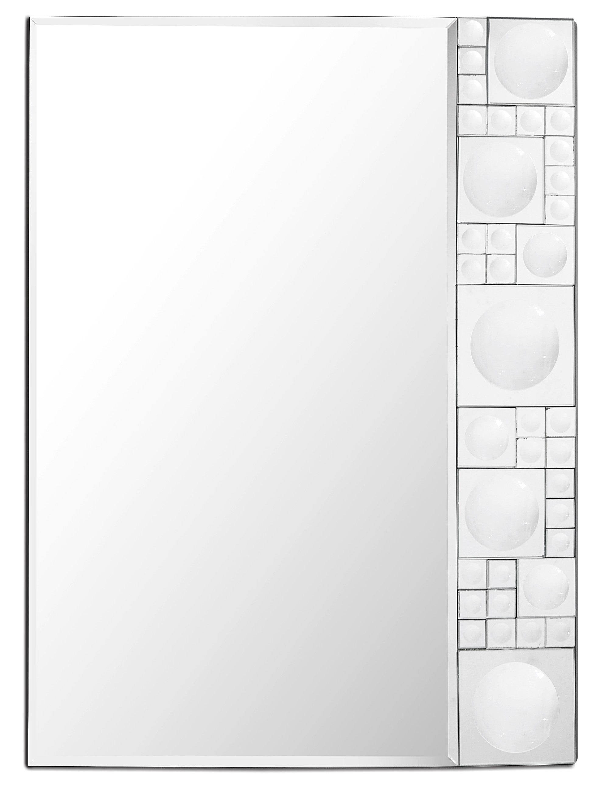 Clear Rectangle Accent Glass Mirror