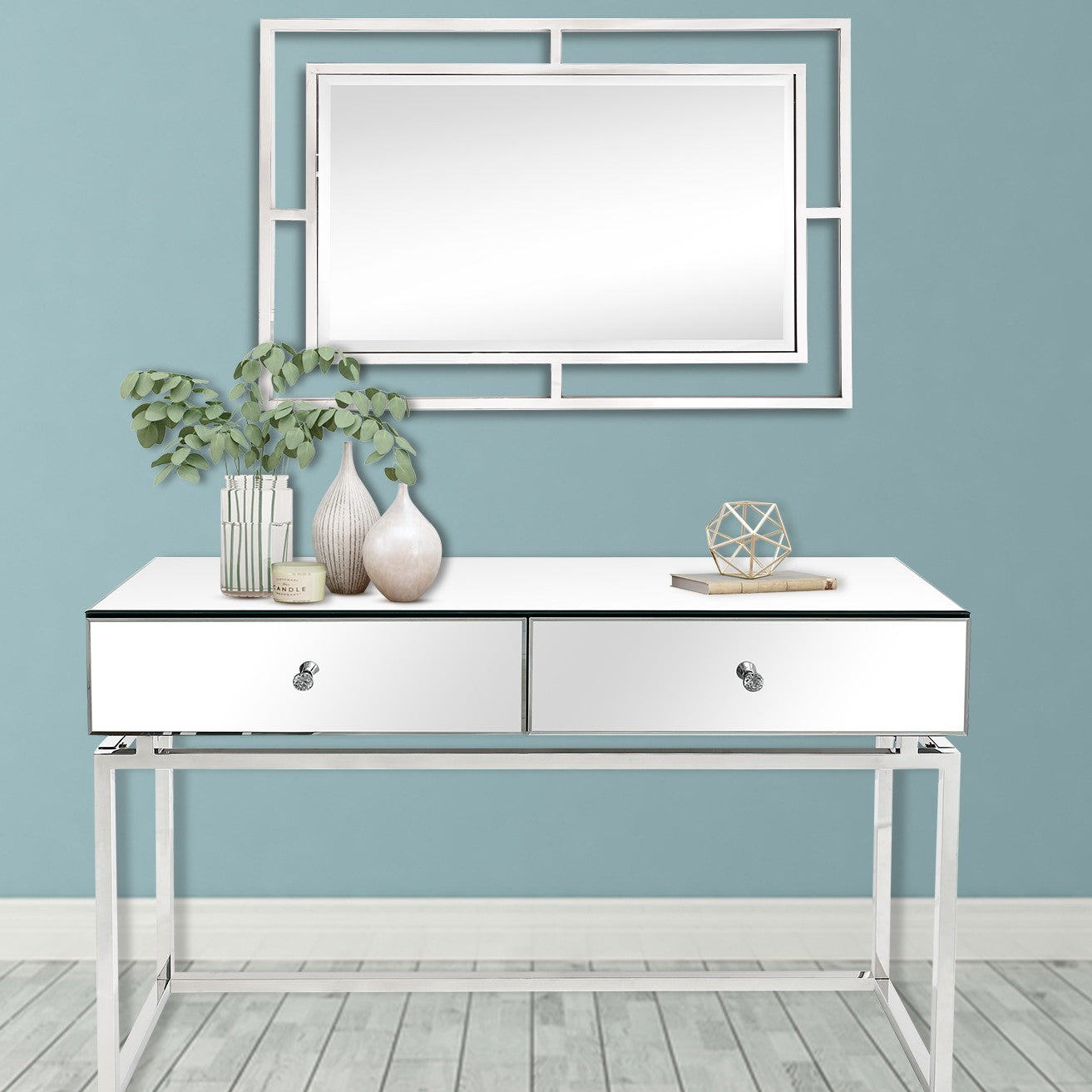 Silver Chic Console Table