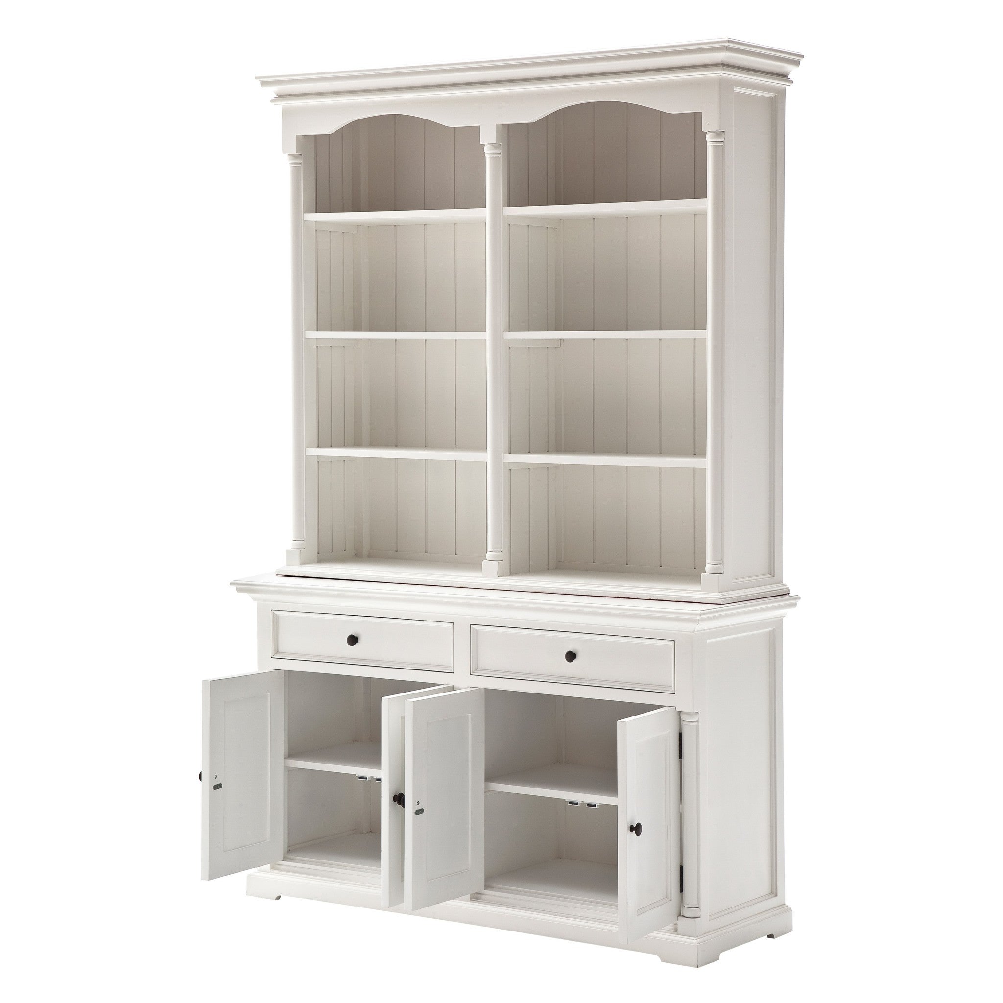 Classic White Hutch Cabinet